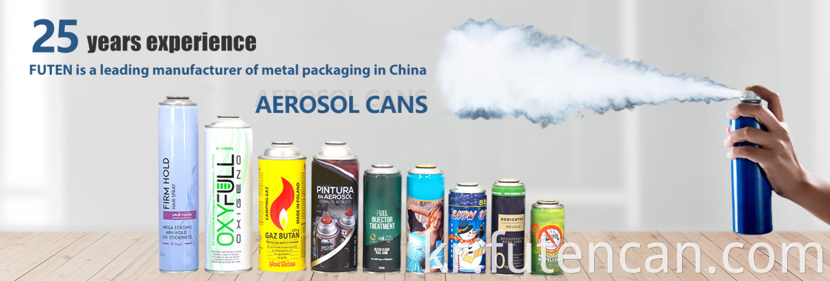 aerosol tin can